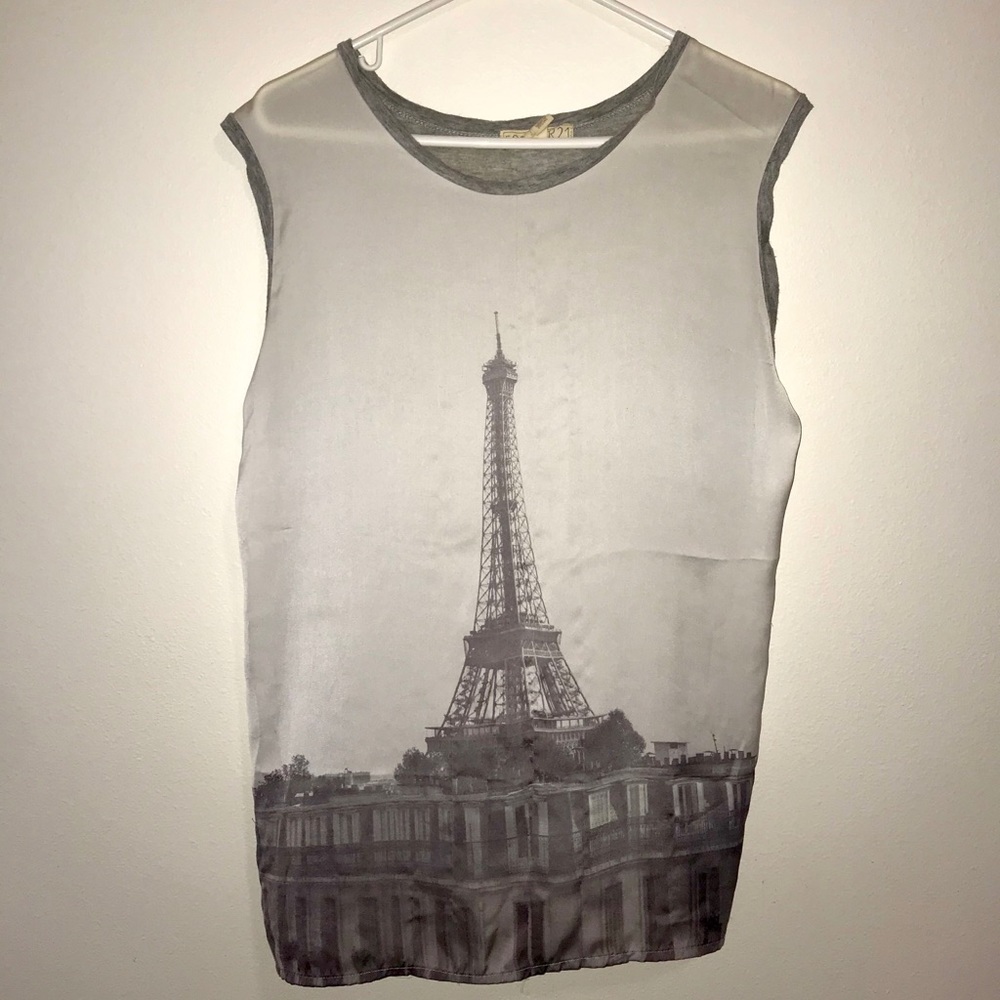 Sheer front forever 21 tank top
